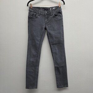 Miss Me Jeans Womens 28 Gray Skinny Stretch Denim Griffith Park JPD1003SK-4